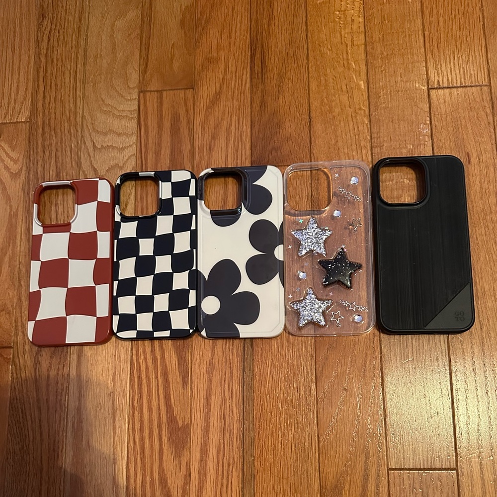 iPhone 14 pro max phone cases! Message me for individual case